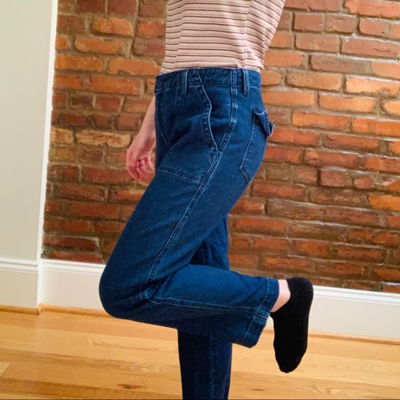 Lucky Brand Mid Rise Utility Jeans - Picture 3 of 4